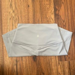 Mint Blue 6” Lululemon Align biker shorts